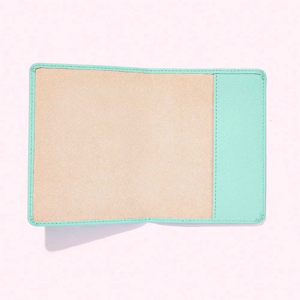 STONEY CLOVER LANE textured passport case in cotton candy new in envelope - Picture 4 of 7
